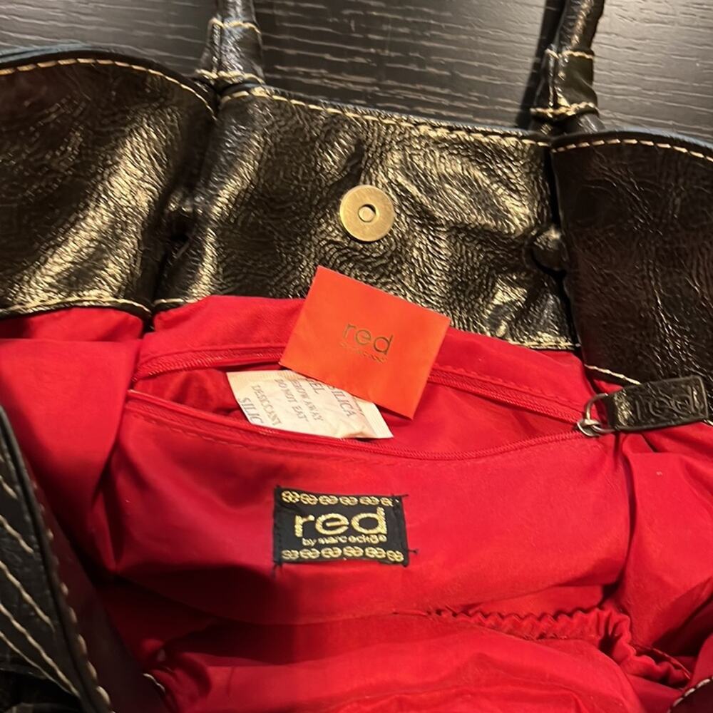 Nwot Red By Marc Ecko Python Shoulder Bag - image 6